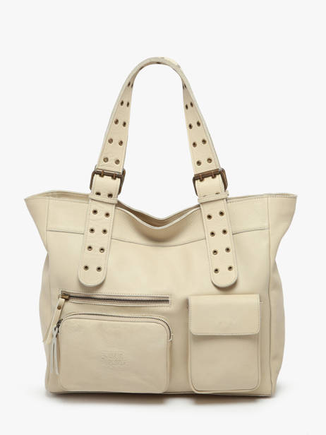 Handtassen Cargo Leder Basilic pepper Beige cargo BCAR07